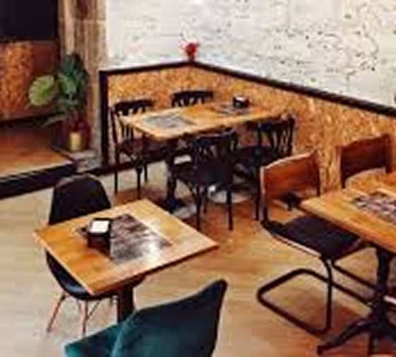 cafetería mesas
